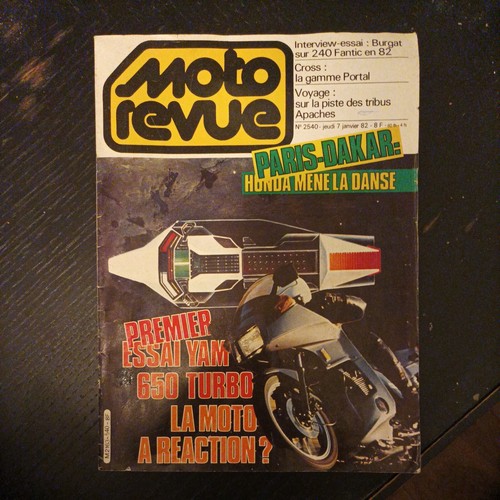 Moto revue 2540 paris dakar - revue,