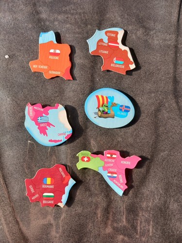 Lot magnets aimants - de, 6