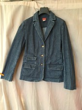 Jolie veste blazer vintage CYRILLUS denim bleu taille 42 fr