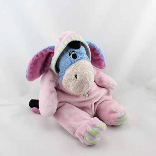 Doudou bourriquet pyjama rose - doudou,