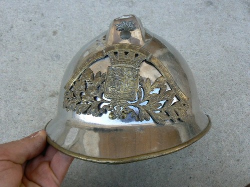 Ancien casque sapeurs pompiers - ancien,