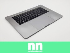 MacBook Pro 15" A1990 Clavier allemand Gris Repose-poignets Couvercle 2018 2019