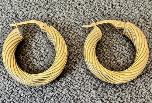 Boucle oreille créole or - en,