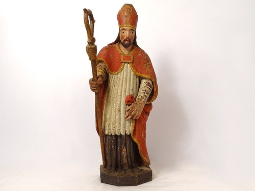 Statue bois sculpté