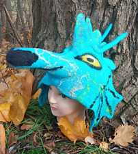 Chapeau de dragon feutré unisexe original. Chapeau de sauna. Animal en feutre...