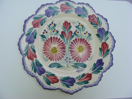 Assiette dentelée henriot - dentelée, hb