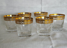 6x Verres à Whisky en cristal