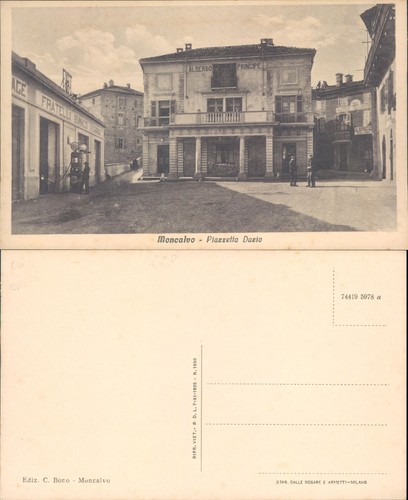 Moncalvo place animée avec - moncalvo,