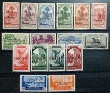Espagne Cap Juby Edifil # 51-66 * MH et MNG 1934-36