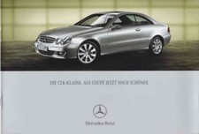 Catalogue Brochure Mercedes CLK Coupé / Cabriolet W209 03/2005 Allemagne Deutsch