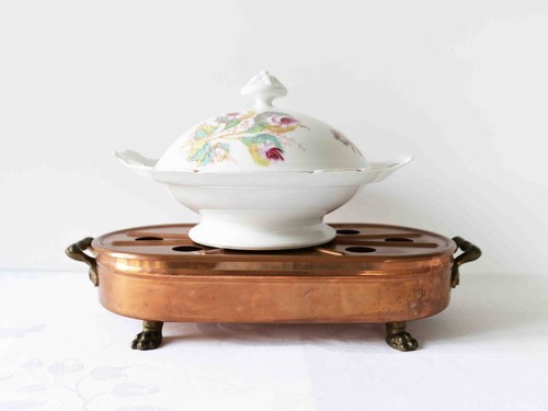 Dessous plat cuivre - plat, en
