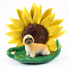 Figurine De Chiot Tan Lhasa