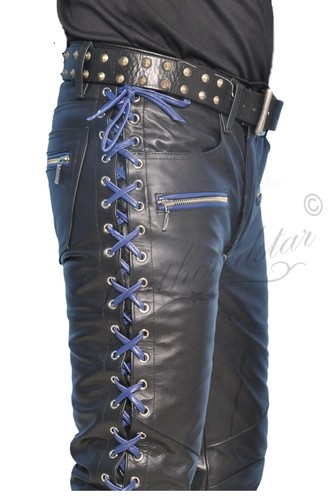 Pantalon lisse cuir de - pantalon,