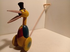 CIJ F Cigogne en bois jouet à