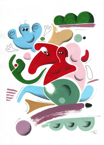 Art contemporain peinture