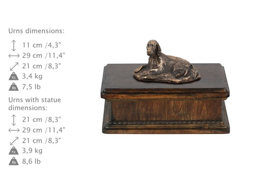 Artdog setter type - artdog, urne