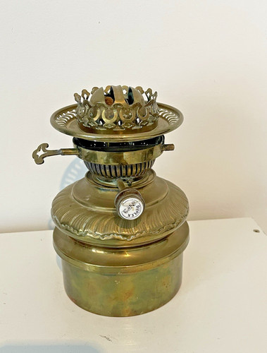 Lampe pétrole laiton - pétrole,