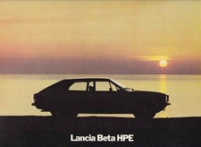 Catalogue Brochure Lancia Beta HPE 1977 Français English Deutsch Italiano