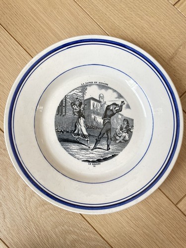 Ancienne assiette parlante - ancienne, en