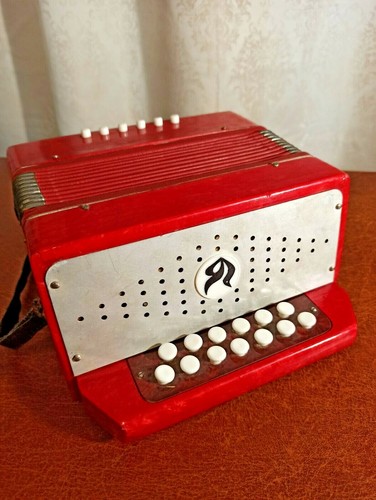 Vintage soviet toy accordéon - toy,
