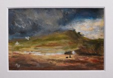 Pastel miniature paysage