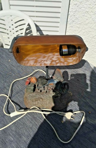 Lampe banquier vintage - lampe,