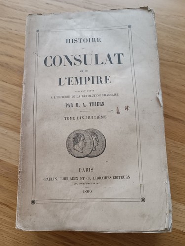 Livre histoire consulat - livre, et