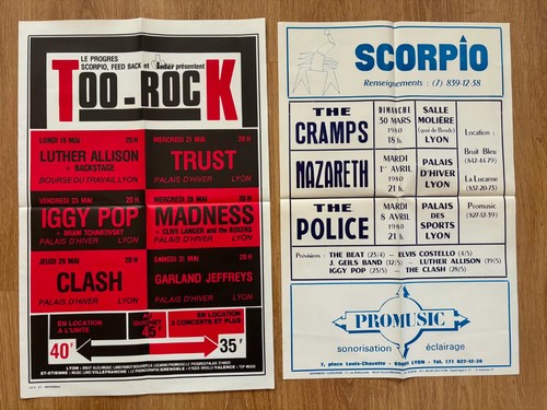 Lot affiches concert lyon - lot,