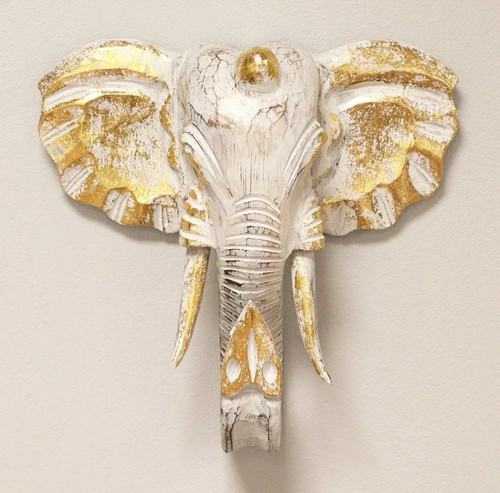 éléphant sculpté main bois - Éléphant,