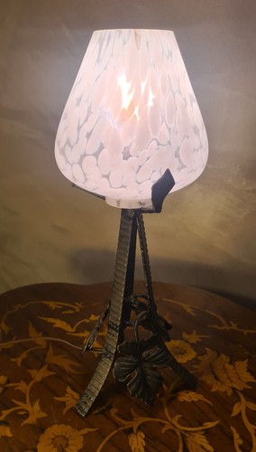 Lampe veilleuse art deco fer - art,