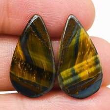 Paire Gemmes Libres Cabochon