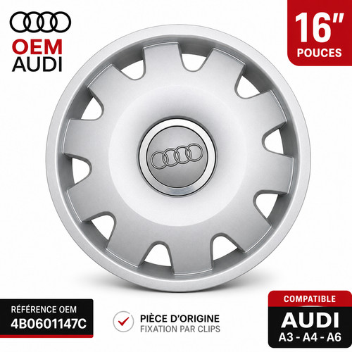 Enjoliveur origine audi a3 - d’origine,