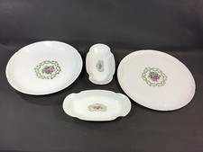 Lots de 4 anciens plans de table et raviers Limoges France CHASTAGNER & Cie