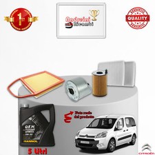 Filtres Kit D'Entretien Et Huile Citroen Berlingo II 1.6 HDI 55KW 75CV 2013->