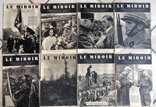 Lot 8 journaux de guerre 1939