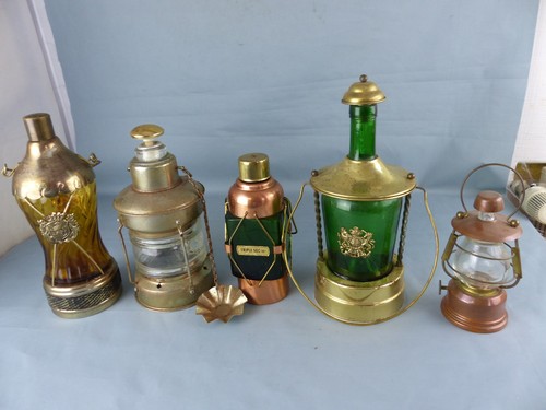 Lot bouteilles lanternes - de, 5