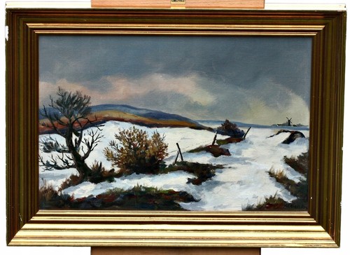 Winterlandschaft chemin sous - chemin,
