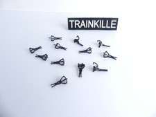 ROCO 40244 / 12 ATTELAGES A CROCHET A EMBOITEMENT AVEC GUIDE POUR BOITIER NEM