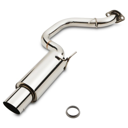 Silencieux arrière inox pour - silencieux,