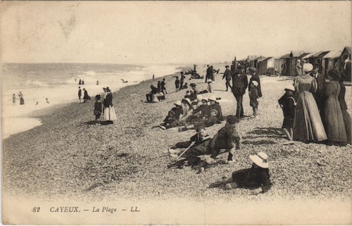 Cpa cayeux sur mer plage - cpa, cayeux-sur-mer