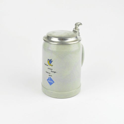 Aral mug with pewter lid - mug,