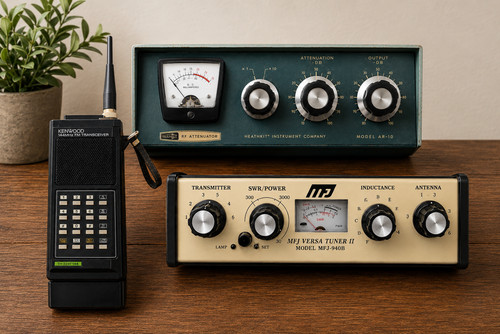 Ham radio equipment lot - ham,