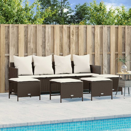 Salon jardin avec coussins - salon,