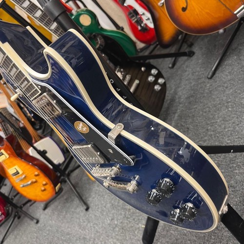 Guitare bleue epiphone les - guitare,
