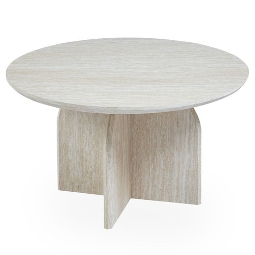 Table basse effet travertin - basse,