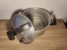 Cocotte-minute SEB 8L aluminium vintage avec panier vapeur – Made in France