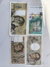 4 Billets de 100 Francs