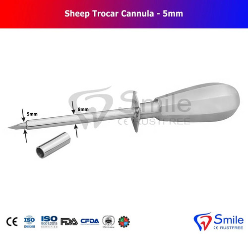 Canule trocar pour bovins - mm,