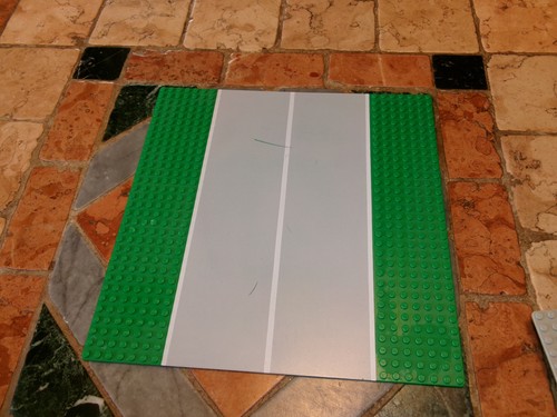 Lego plaque base - de, verte