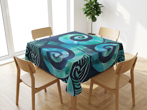 Nappe carré anti - tache, en